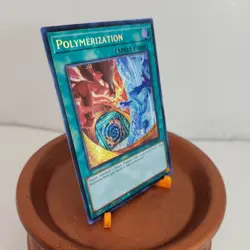 Yu-Gi-Oh Polymerization RA03-EN051 1st Ed (Hero Art) Secret Rare NM Fusion Spell - Image 2