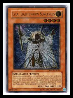 Ultimate Rare Lyla, Lightsworn Sorceress LODT-EN019 Unlimited Yugioh 2385 - Image 1