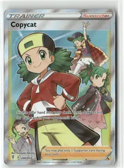 POKEMON EVOLVING SKIES COPYCAT FULL ART 200/203 TCG HOLO - Image 1