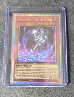 SKULL ARCHFIEND OF CHAOS CORI-EN002 STARLIGHT RARE 1ST EDITION NM YU-GI-OH - Image 1