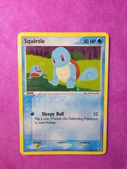Pokemon - Squirtle 82/112 - EX FireRed & LeafGreen Reverse Holo - MP - Image 1