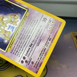 Pokemon TCG Alakazam Holo Card Base Set 1/102 - Image 4