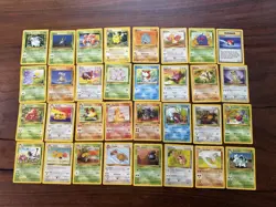 Lot of (32) Pokemon Jungle Card Lot Unlimited Uncommon Common MP-NM - Image 1