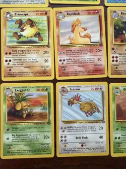 Lot of (32) Pokemon Jungle Card Lot Unlimited Uncommon Common MP-NM - Image 3