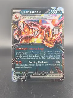 🔥Pokemon Charizard ex - 196 Promo SV: Scarlet & Violet Promo Cards LP🔥 - Image 1