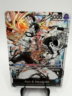 ST22-001 Ace & Newgate (Alt Art) LEADER ONE PIECE Card TCG NM English - Image 1