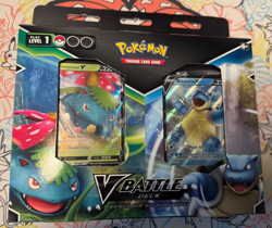 Pokemon TCG V Battle Deck Venusaur vs Blastoise 2 Decks 120 Cards English 2021 - Image 1