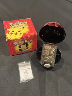 Burger King Pokemon 23k Gold Plated Trading Card Complete Set Lot Of 6 - Image 4