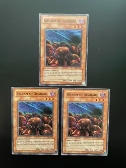 Yugioh Swarm Of Scarabs PGD-021 Unlimited Edition Common LP/MP X3 - Image 1
