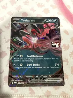 Yveltal Ex Holo Prize Pack Series 9 Promo Pokemon Card NM 053/088 POR - Image 1