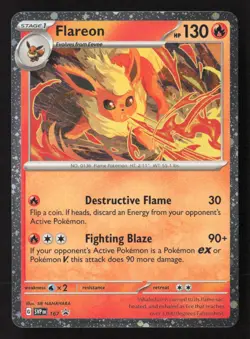 Flareon - (Cosmos Holo) Promo Holo SV: Scarlet & Violet Promo Cards 167 NM - Image 1