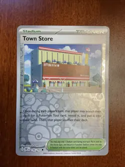 Town Store 196/197 Obsidian Flames Reverse Holo Pokemon TCG Card - Image 1