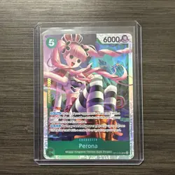 Perona SR OP14-033 The Azure Seas Seven One Piece TCG Card NM - Image 1
