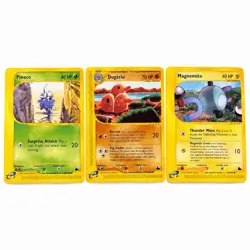 Pokemon TCG EX Sandstorm 3-Card Lot Pineco 85/144 Dugtrio 52/144 English - Image 1