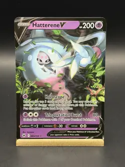 Pokemon TCG Hatterene v Crown Zenith Holo Ultra Rare Card 065/159 - Image 1