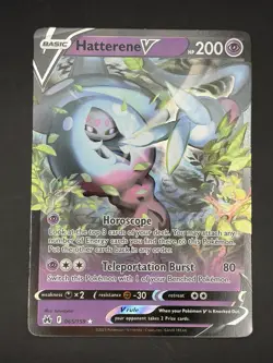 Pokemon TCG Hatterene v Crown Zenith Holo Ultra Rare Card 065/159 - Image 3