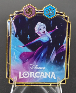Disney Lorcana Pin Promo Reign of Jafar Elsa Into The Unknown - Image 1
