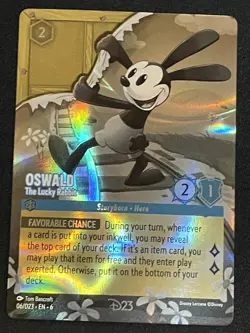 Lorcana D23 Oswald - Lucky Rabbit - Disney Promo Expo - Image 1