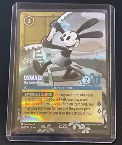 Lorcana D23 Oswald - Lucky Rabbit - Disney Promo Expo - Image 2