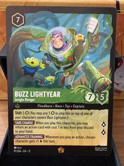 Lorcana Wilds Unknown Buzz Lightyear Jungle Ranger 91/204 Legendary NM Non-Foil - Image 1