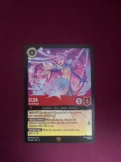 Disney Lorcana Elsa Ice Artisan 123/204 Legendary Hero Queen Sorcerer Card - Image 1