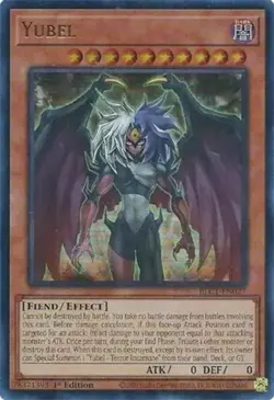 Yugioh! LP Yubel - BLC1-EN027 - Ultra Rare - 1st Edition Lightly Played, English - Image 1