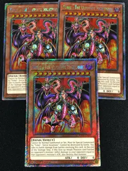 Yugioh Yubel The Ultimate Nightmare RA03-EN191 1ST Platinum Secret X3 (NM) - Image 1