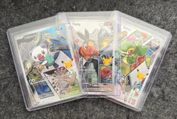 Pokemon First Partner Series 2 Unova Starters Gen 5 Pack To Sleeve NM - Image 3
