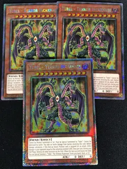 Yugioh Yubel Terror Nightmare RA03-EN190 1ST Platinum Secret X3 (NM) - Image 1