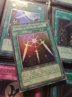 YuGiOh Swords of Revealing Light LOB-101 1st Edition Super Rare - Image 1