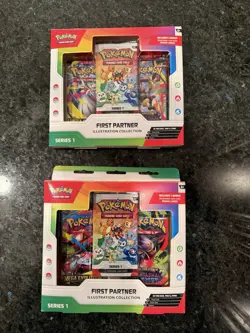 Pokemon First Partner Illustration Collection • Series 1 • [2-Pack] - Image 1