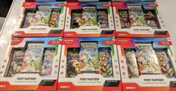 6x Pokemon First Partner Pack Illustration Collection Series 2 Sealed Lot New - Image 1