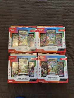 Pokemon First Partner Pack Collection Series 1 x3 & Series 2 x4 Bundle Sealed - Image 3
