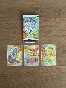 Pokemon First Partner Pack Series 2 – Gen 2 Johto Chikorita Cyndaquil Totodile - Image 1