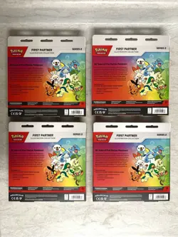 Pokemon TCG First Partner Illustration Collection Series 2 English 3-Pack Promo - Image 5