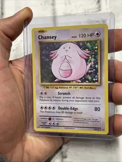 POKEMON XY EVOLUTION CHANSEY 70/108 TCG HOLO NM/MT NINTENDO 2016 POKEMON CARD - Image 2