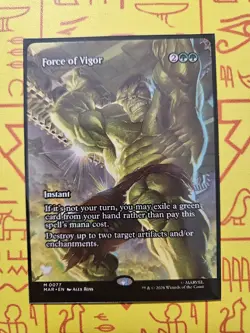 Force of Vigor (Borderless) Marvel Universe Eternal-Legal Regular - NM/M - Image 1