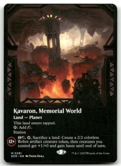 Kavaron, Memorial World (Borderless) #281 (NM) Edge of Eternities EOE Magic MTG - Image 1