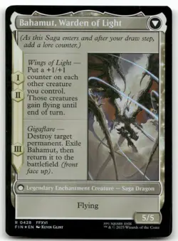 Dion, Bahamut's Dominant (Extended Art) #428 (Foil) NM Final Fantasy Magic MTG - Image 2