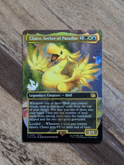Choco, Seeker of Paradise (Borderless) (Chocobo Track Foil) Final Fantasy Foil - Image 1