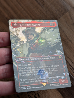 Yuffie, Materia Hunter (Borderless)(Chocobo Track Foil) Commander: Final Fantasy - Image 3