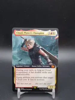 Cloud, Planet’s Champion Final Fantasy Extended Art NM MTG - Image 1