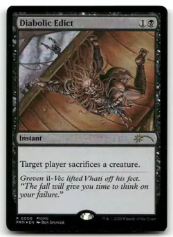 Diabolic Edict (Graphic Novel Insert) #6 (Foil) NM Media Promos MEDIA Magic MTG - Image 1