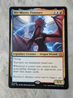 Niv-Mizzet, Visionary | MTG FDN Foundations Mythic | Dragon Wizard | Unplayed NM - Image 1