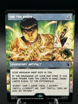 MTG The Ten Rings (Borderless) (313) Regular Marvel Super Heroes (MSH) - Image 3
