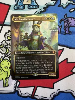 Ms. Bumbleflower x1 Mtg Foil Borderless Bloomburrow Commander - Image 1