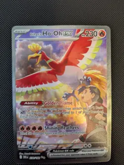 Pokemon TCG Ethan's Ho-Oh EX Card 230/182 Sv10: Destined Rivals - Image 1