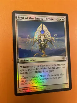 MTG - Sigil of the Empty Throne - FOIL - Conflux - NM/MT - Brandy New! - Image 1