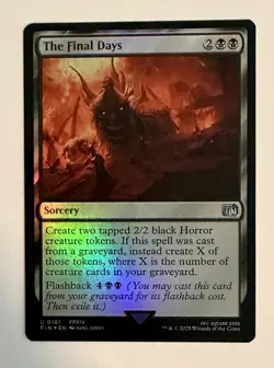 x1 The Final Days FOIL FIN Final Fantasy MTG 101 M/NM 1x - Image 1