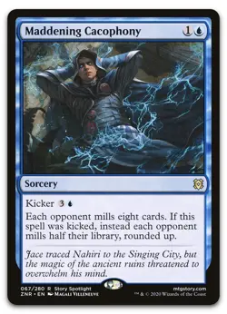 Maddening Cacophony #67 (NM) Zendikar Rising ZNR Magic MTG - Image 1